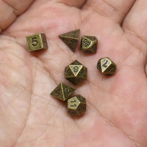 Wooden box for Mini Metal Dice Set. Dice Box Dungeons & Dragons. Mini Dice Collectors Case. DnD gifts ideas.