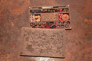 Personalized dice box. + Magnetic Spell Slot Tracker